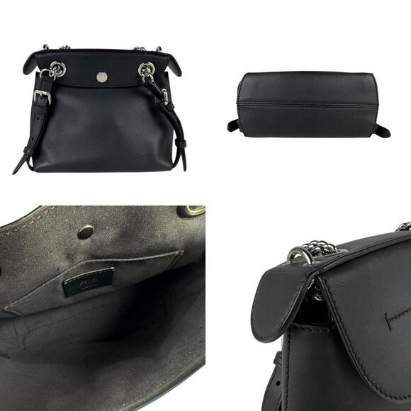 FENDI Black Leather Backpack - Picture 3 of 5